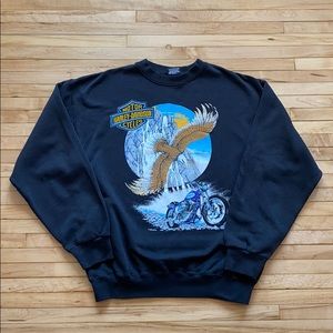 Vintage Harley Davidson Eagle Sweatshirt.